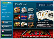 William Hill il sito preferito dai giocatori d'azzardo online