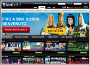 grande bonus di benvenuto offerto da titanbet casino